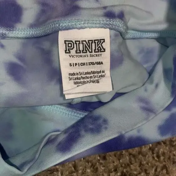 Victoria's Secret PINK Blue Tie Dye Crossover High Waist Skort - Picture 3 of 4